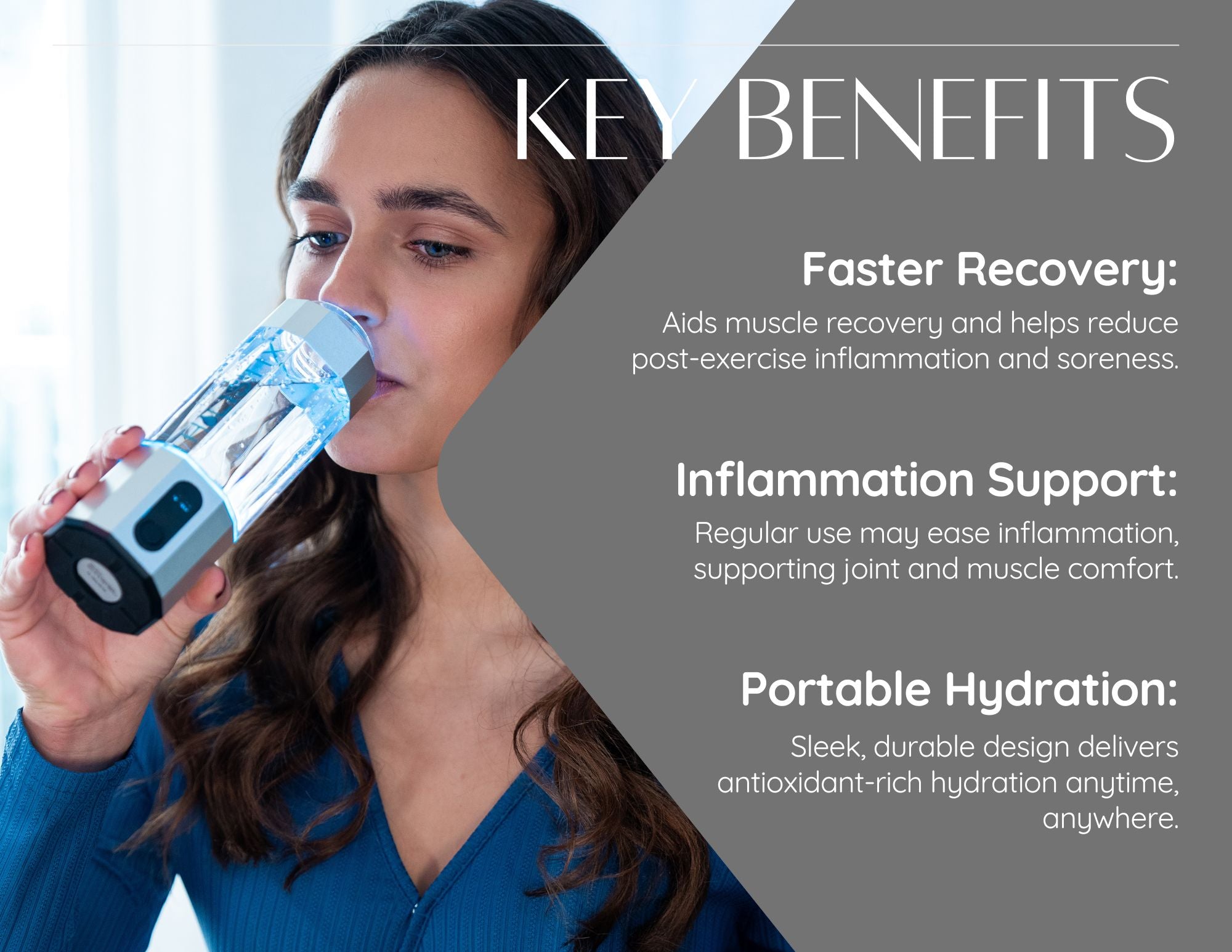 Chachi Botule Hydrogen Water Bottle 10,000 PPB | Holistix